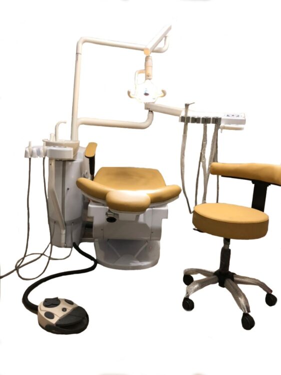 یونیت دندانپزشکی شلنگ از پایین وصال گستر طب Vesal gostar teb مدل 5200